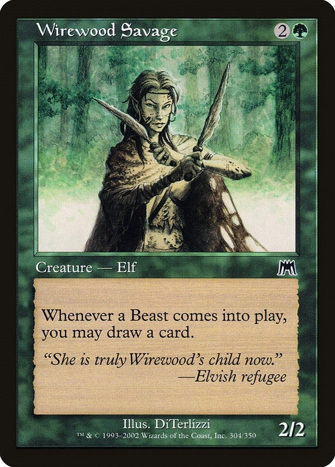 Image for Wirewood Savage (304) - Magic: The Gathering
