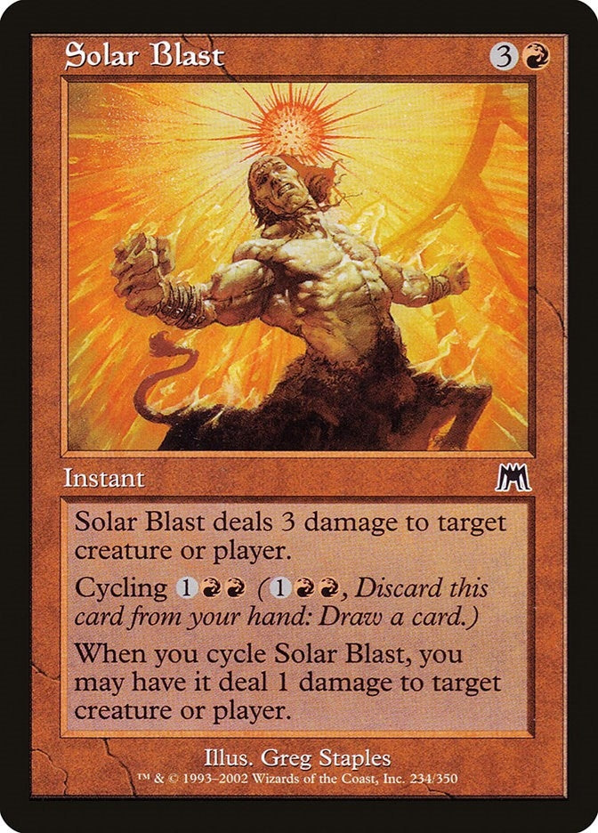 Image for Solar Blast (234) - Magic: The Gathering