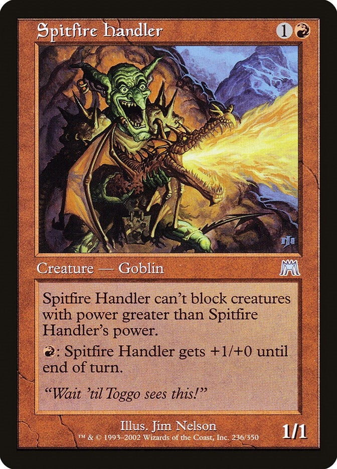 Image for Spitfire Handler (236) - Magic: The Gathering