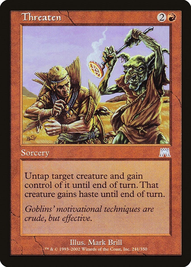 Image for Threaten (241) - Magic: The Gathering