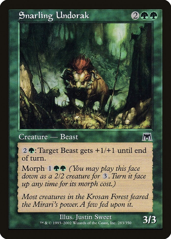 Image for Snarling Undorak (283) - Magic: The Gathering