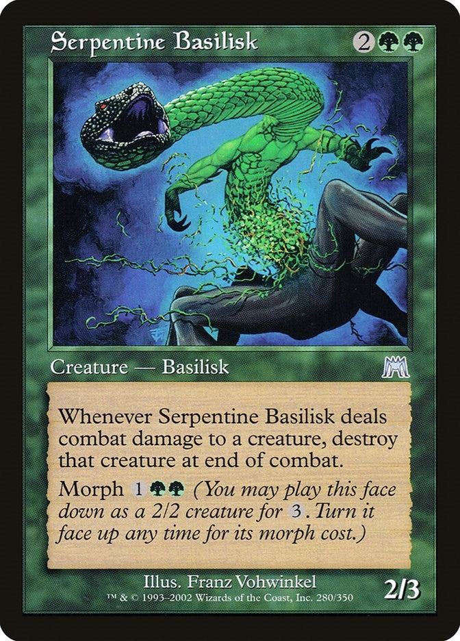 Image for Serpentine Basilisk (280) - Magic: The Gathering