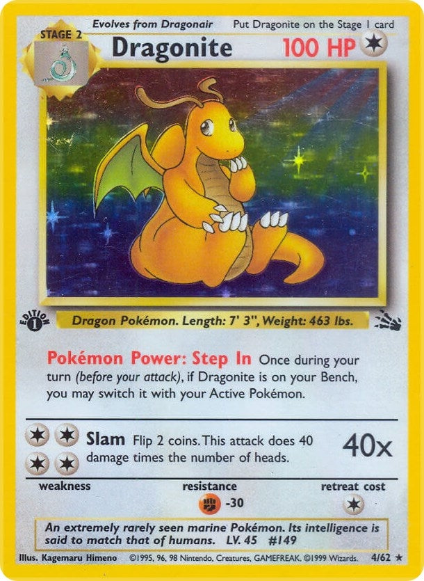 Image for Dragonite (4) (04/62) - Pokemon
