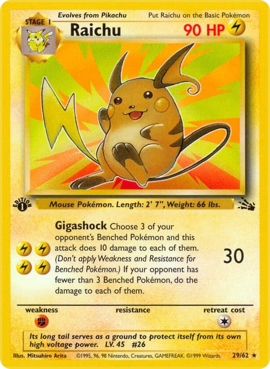 Image for Raichu (29) (29/62) - Pokemon