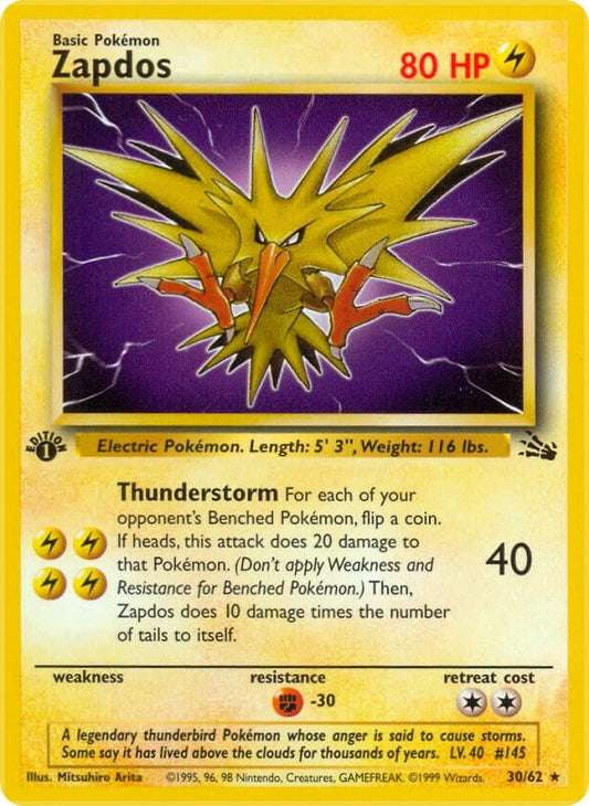 Image for Zapdos (30) (30/62) - Pokemon