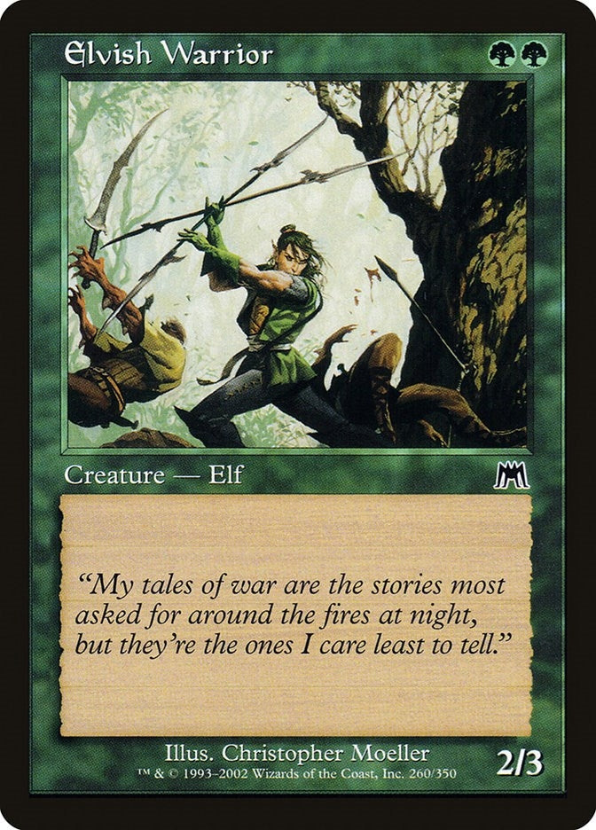 Image for Elvish Warrior (260) - Magic: The Gathering