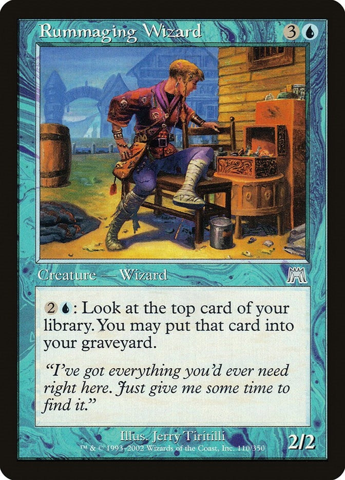 Image for Rummaging Wizard (110) - Magic: The Gathering