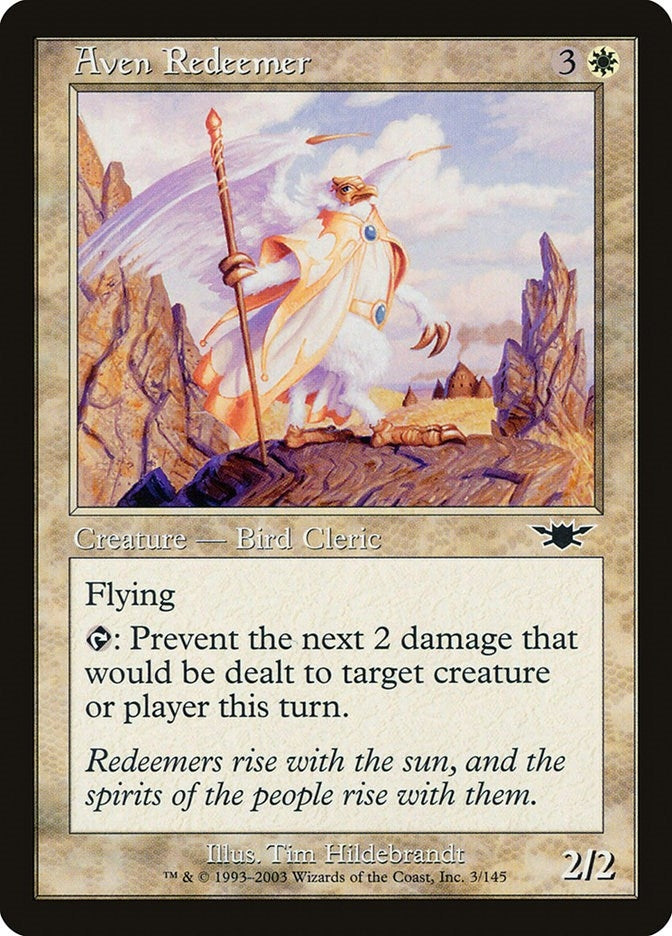 Image for Aven Redeemer (3) - Magic: The Gathering