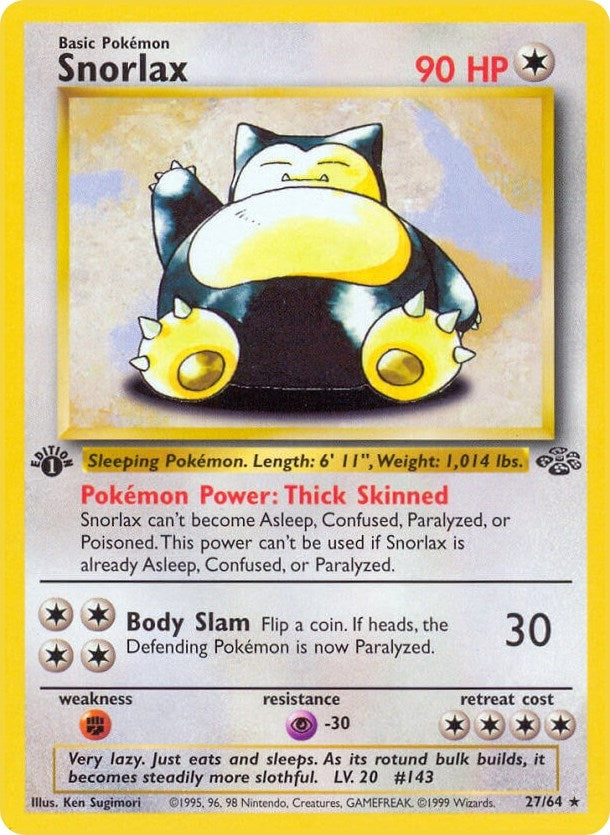 Image for Snorlax (27) (27/64) - Pokemon