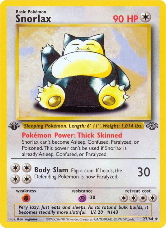 Image for Snorlax (27) (27/64) - Pokemon