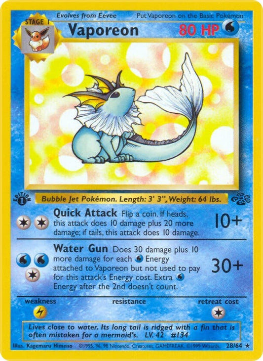 Image for Vaporeon (28) (28/64) - Pokemon