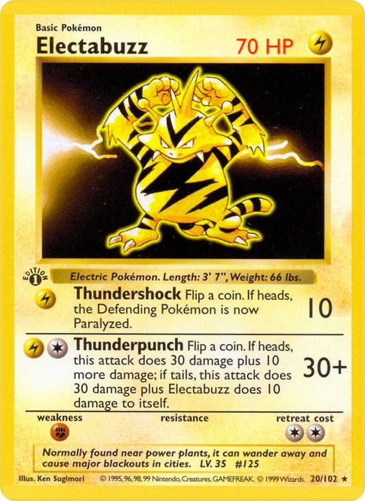 Image for Electabuzz (020/102) - Pokemon