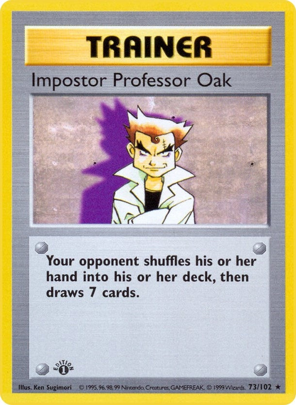 Image for Impostor Professor Oak (073/102) - Pokemon