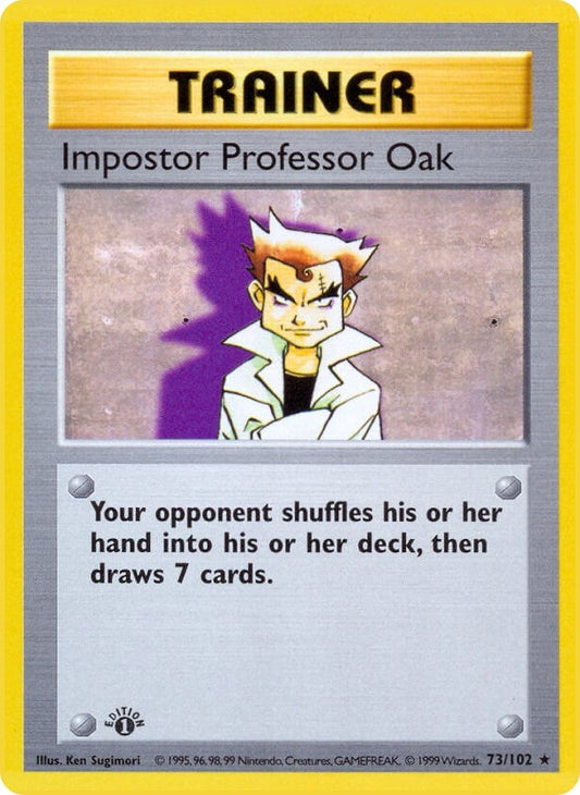 Image for Impostor Professor Oak (073/102) - Pokemon