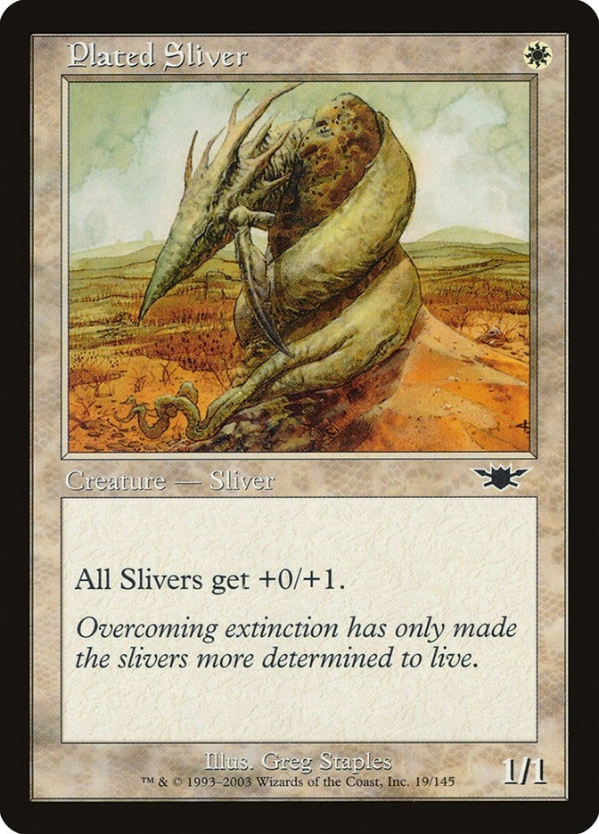 Image for Plated Sliver (19) - Magic: The Gathering