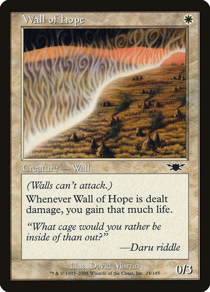 Image for Wall of Hope (24) - Magic: The Gathering
