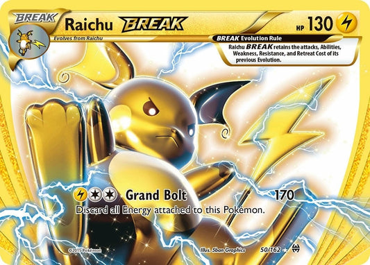 Image for Raichu BREAK (50/162) - Pokemon