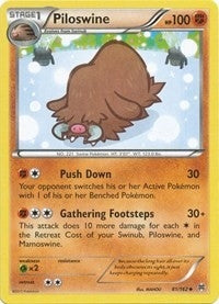 Image for Piloswine (81/162) - Pokemon