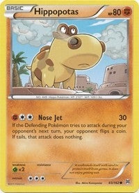 Image for Hippopotas (83/162) - Pokemon