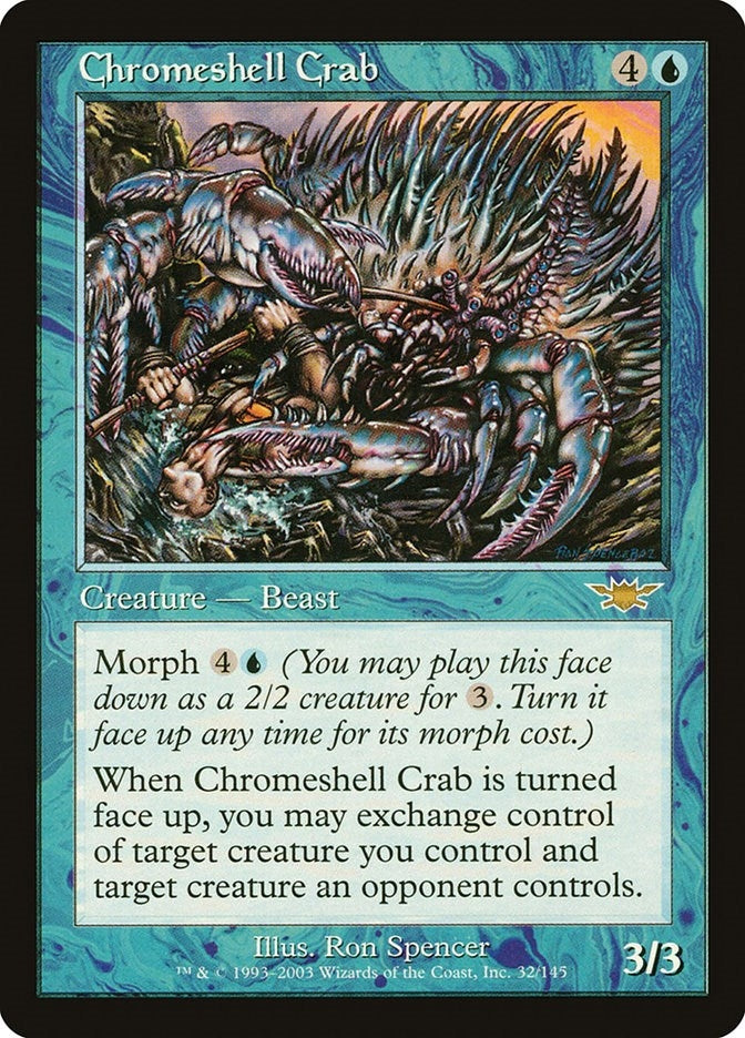 Image for Chromeshell Crab (32) - Magic: The Gathering
