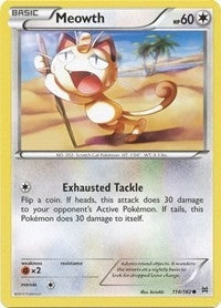 Image for Meowth (114/162) - Pokemon