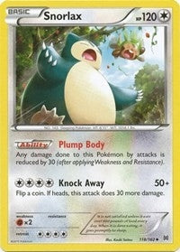 Image for Snorlax (118/162) - Pokemon