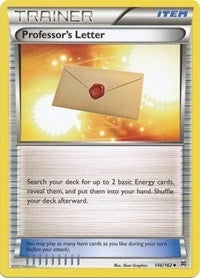 Image for Professor's Letter (146/162) - Pokemon