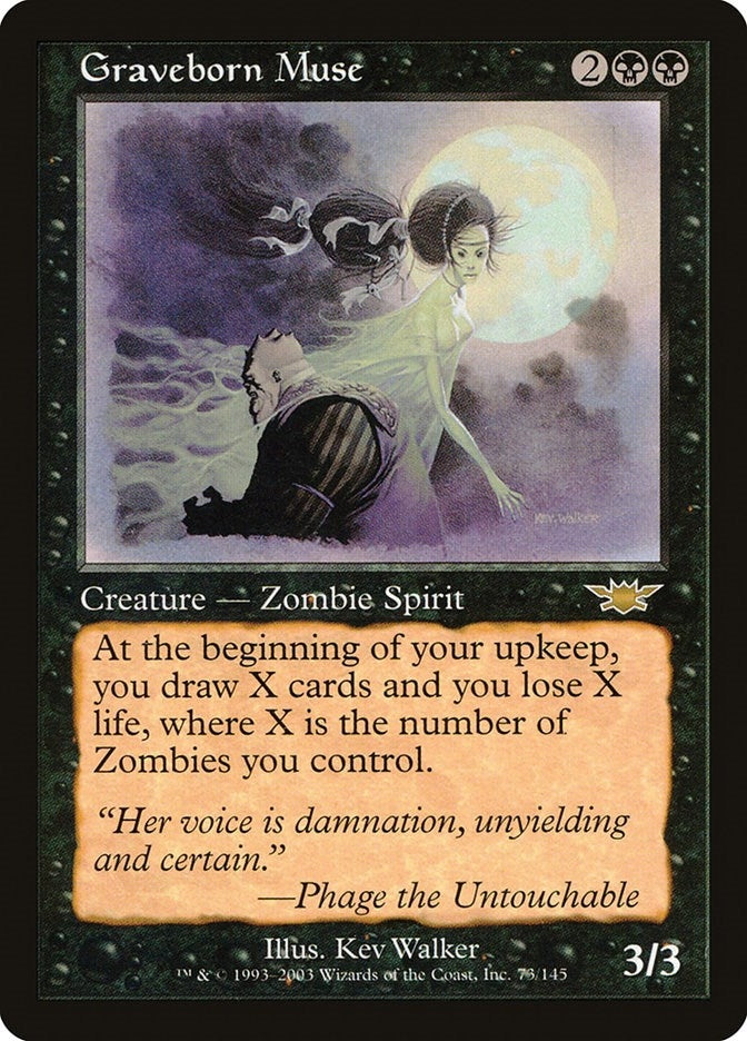 Image for Graveborn Muse (73) - Magic: The Gathering