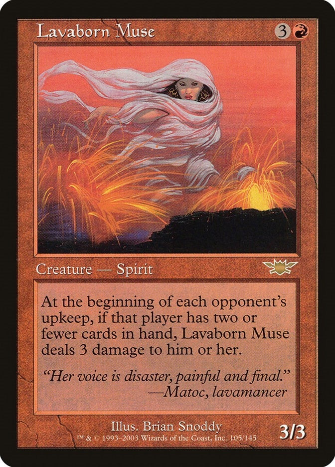 Image for Lavaborn Muse (105) - Magic: The Gathering