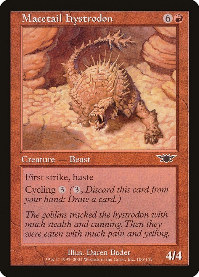Image for Macetail Hystrodon (106) - Magic: The Gathering