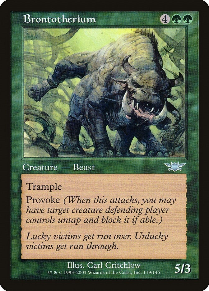 Image for Brontotherium (119) - Magic: The Gathering