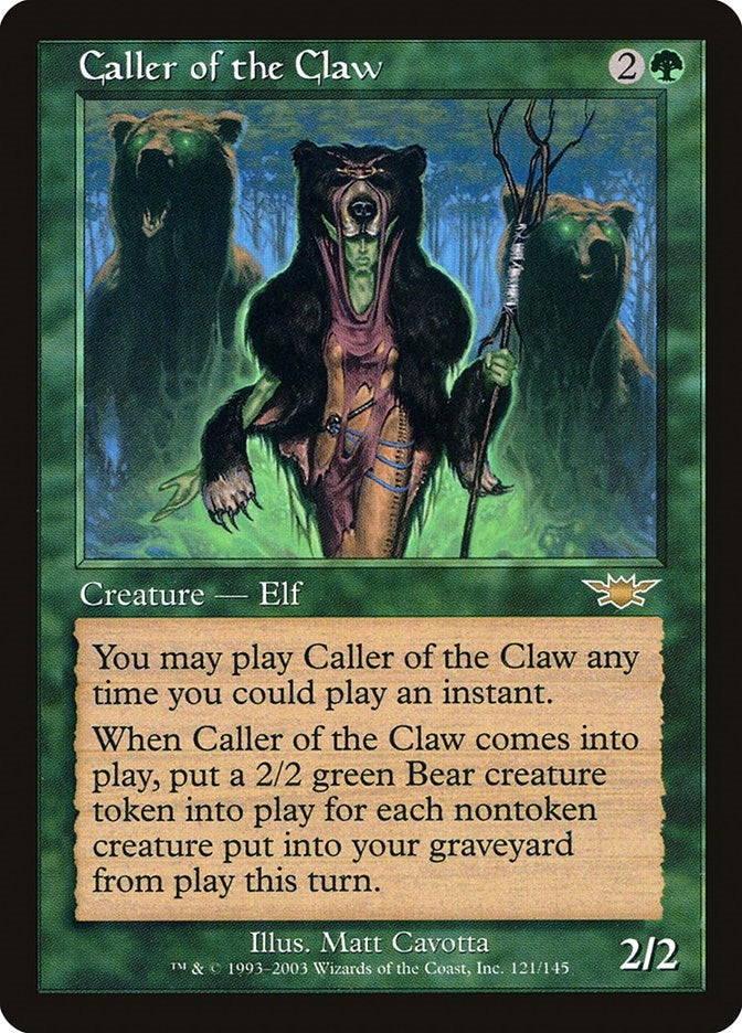 Image for Caller of the Claw (121) - Magic: The Gathering