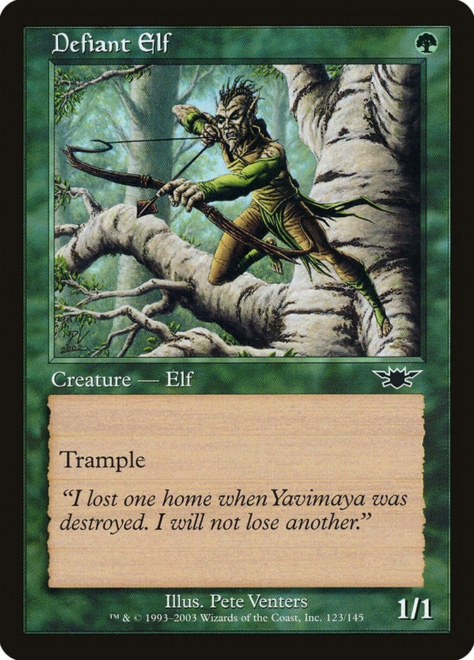 Image for Defiant Elf (123) - Magic: The Gathering
