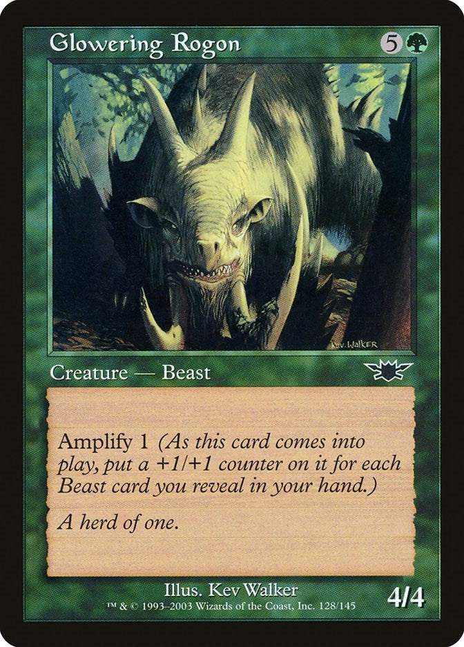 Image for Glowering Rogon (128) - Magic: The Gathering