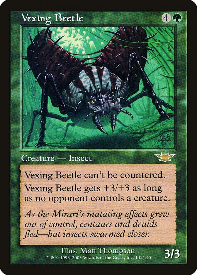 Image for Vexing Beetle (143) - Magic: The Gathering