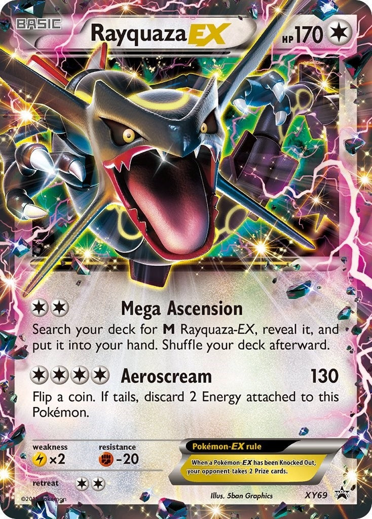 Image for Rayquaza EX (Shiny) (XY69) - Pokemon