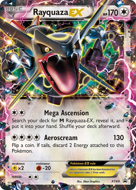 Image for Rayquaza EX (Shiny) (XY69) - Pokemon