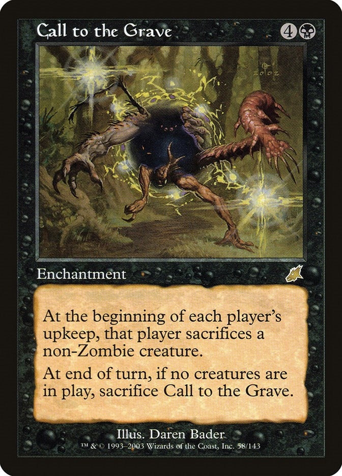 Image for Call to the Grave (58) - Magic: The Gathering