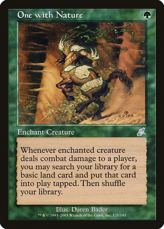 Image for One with Nature (125) - Magic: The Gathering