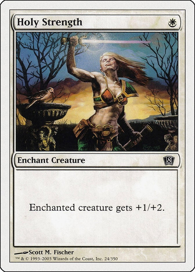 Image for Holy Strength (24) - Magic: The Gathering