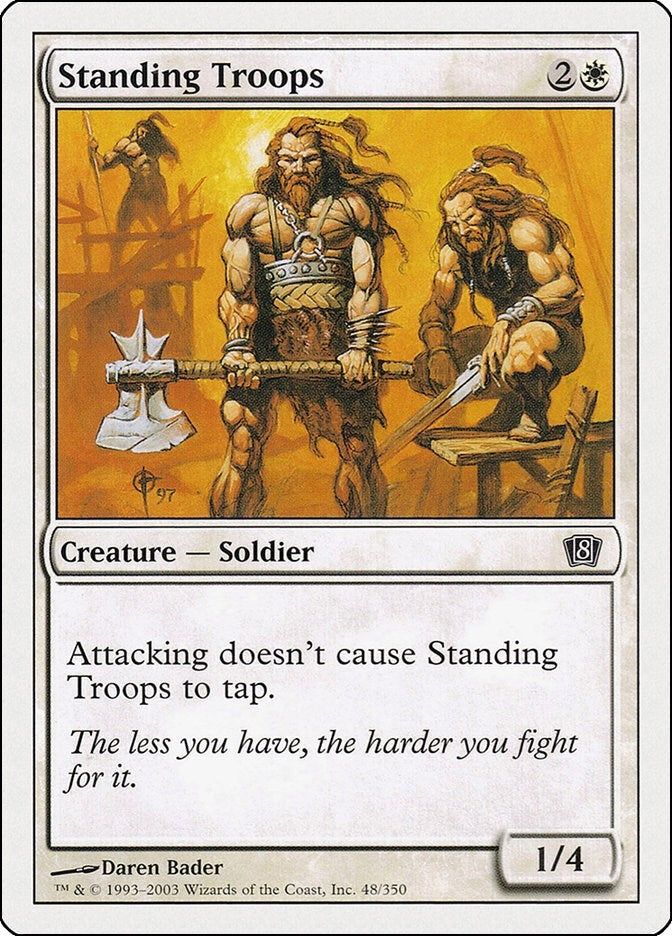 Image for Standing Troops (48) - Magic: The Gathering