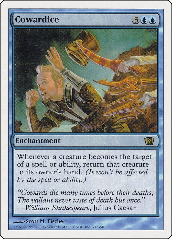 Image for Cowardice (71) - Magic: The Gathering