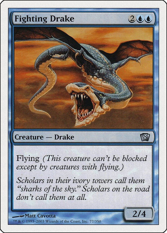 Image for Fighting Drake (77) - Magic: The Gathering