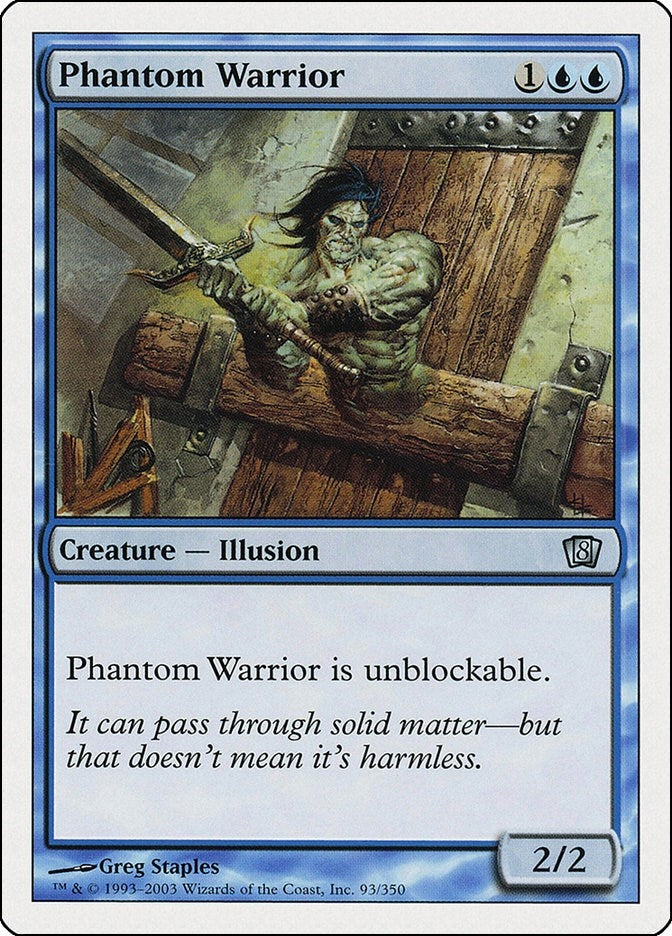 Image for Phantom Warrior (93) - Magic: The Gathering