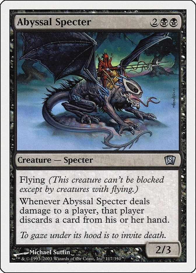 Image for Abyssal Specter (117) - Magic: The Gathering
