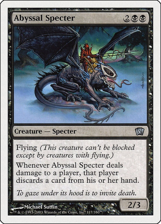 Image for Abyssal Specter (117) - Magic: The Gathering