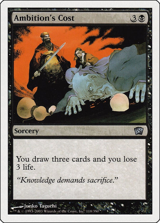 Image for Ambition's Cost (118) - Magic: The Gathering