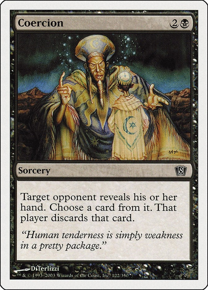 Image for Coercion (122) - Magic: The Gathering