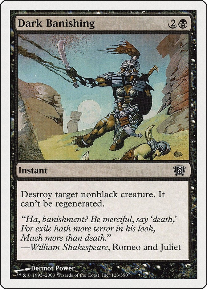 Image for Dark Banishing (123) - Magic: The Gathering