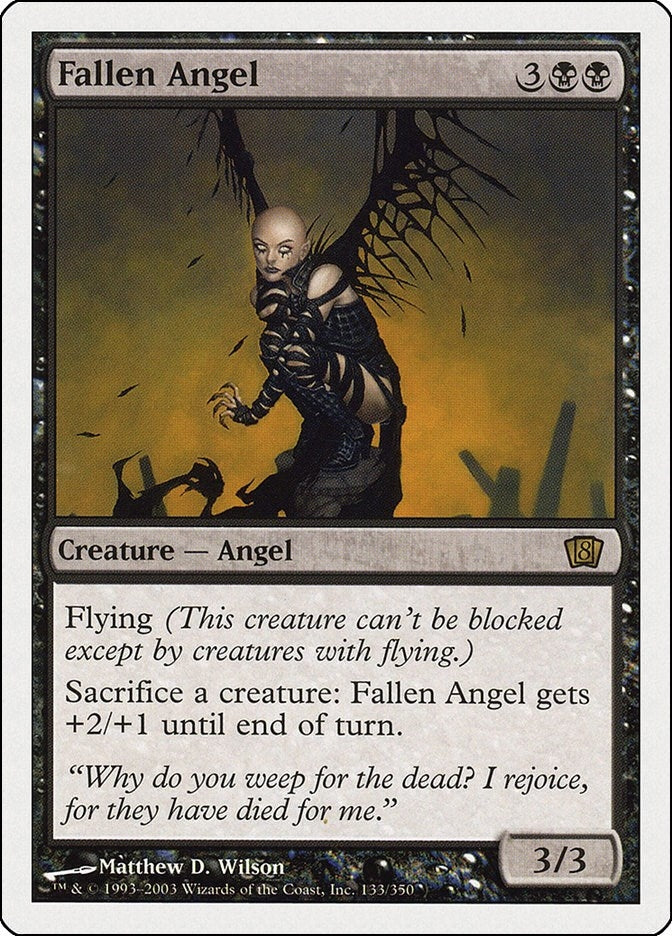 Image for Fallen Angel (133) - Magic: The Gathering